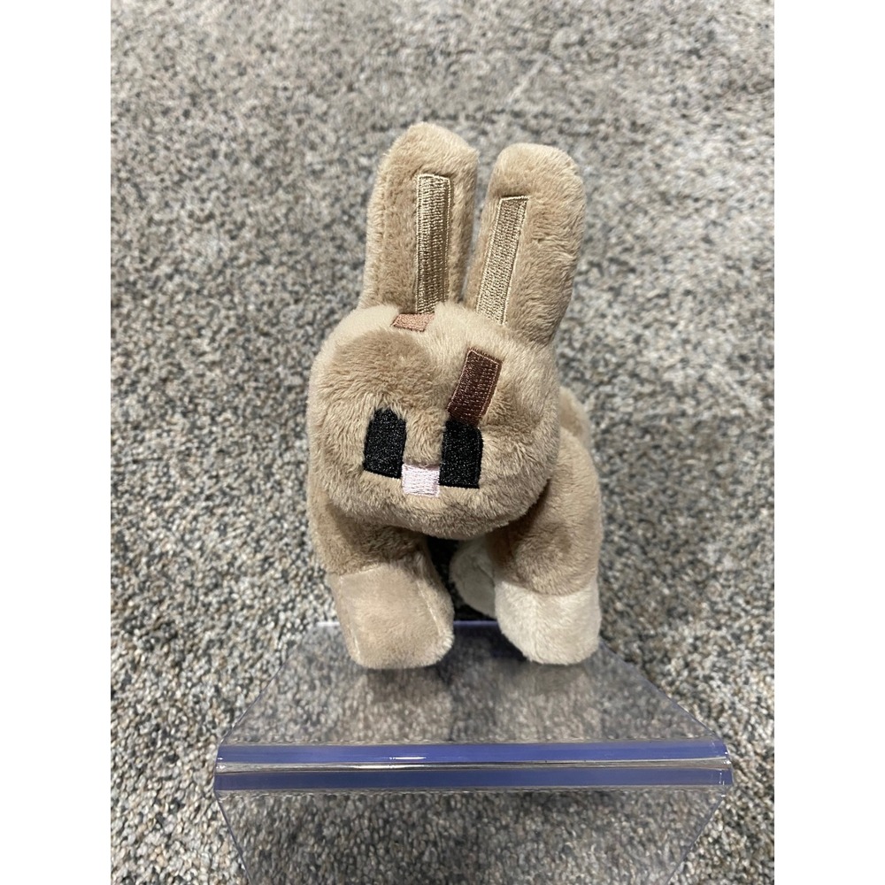 Jinx Minecraft Rabbit Plush Unisex OS Tan Excellent Official Mojang Toy